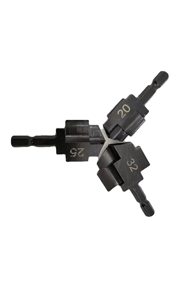 Jectse 3Pcs Pipe Reaming Drill Bits, 1/4in Pipe Reaming Drill Bits, HSS Ti Coated Hex Shank, for PP