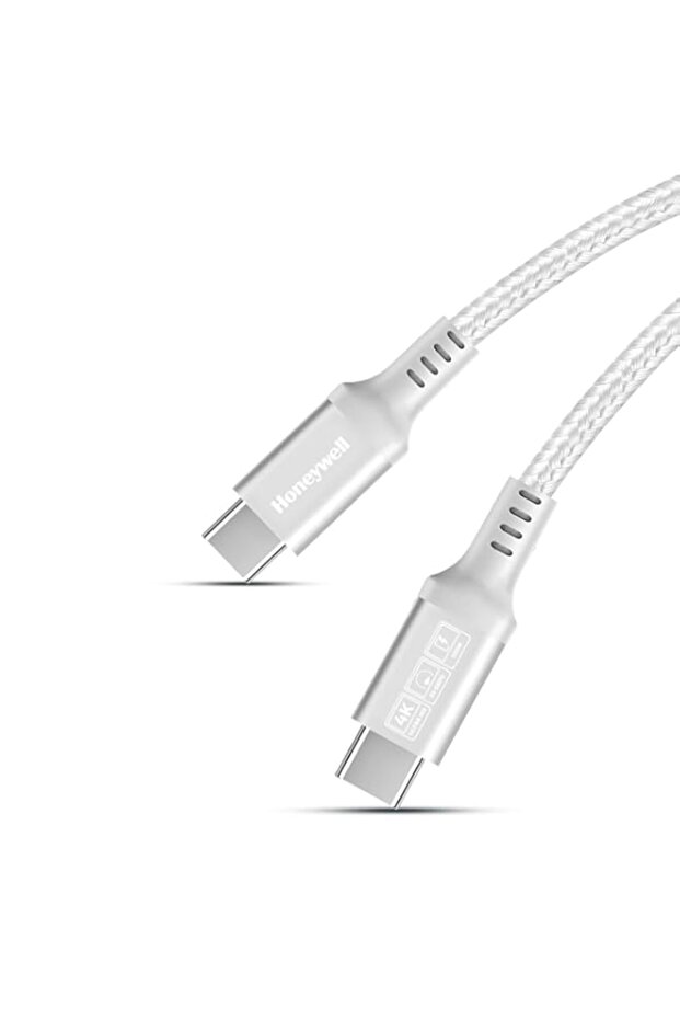 Honeywell Type-C to Type-C Braided USB 3.2 Cable, PD 100W Fast Charge, Max Output 5A, 20Gbps Transf
