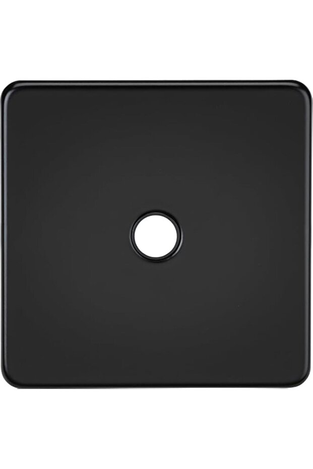 Knightsbridge 20A Flex Outlet Plate - Matt Black