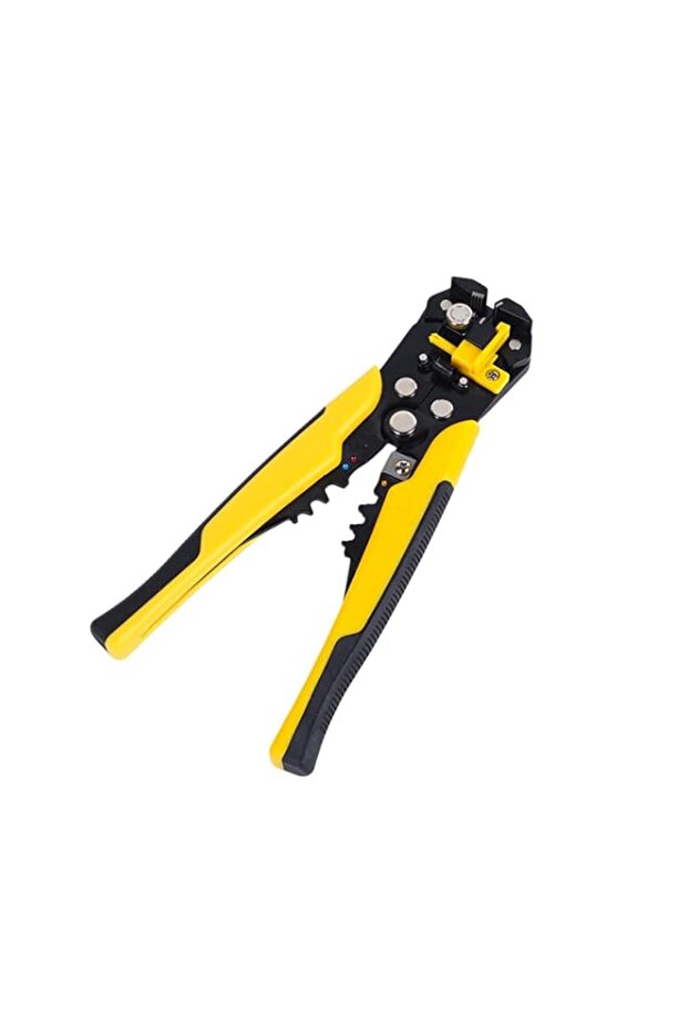 Multifunctional Cable Wire Stripper Cutter, Crimping Stripping Plier Tool, Self-adjusting 8" Automa