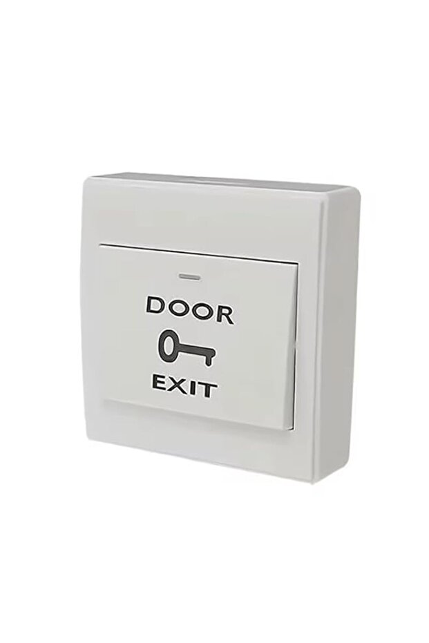 Rubik Door Exit Push Button with Bottom Box, NO/COM Output Switch Panel for Access Control Door Rel