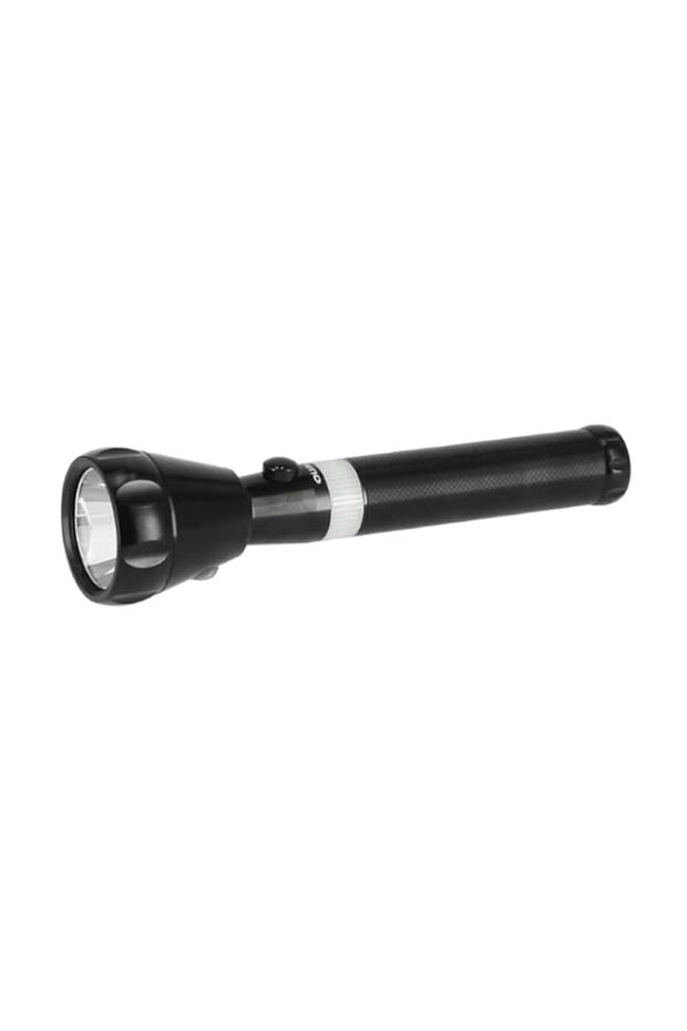 Olsenmark Rechargeable Super Bright Cree Led Flashlight, 242 Mm Size