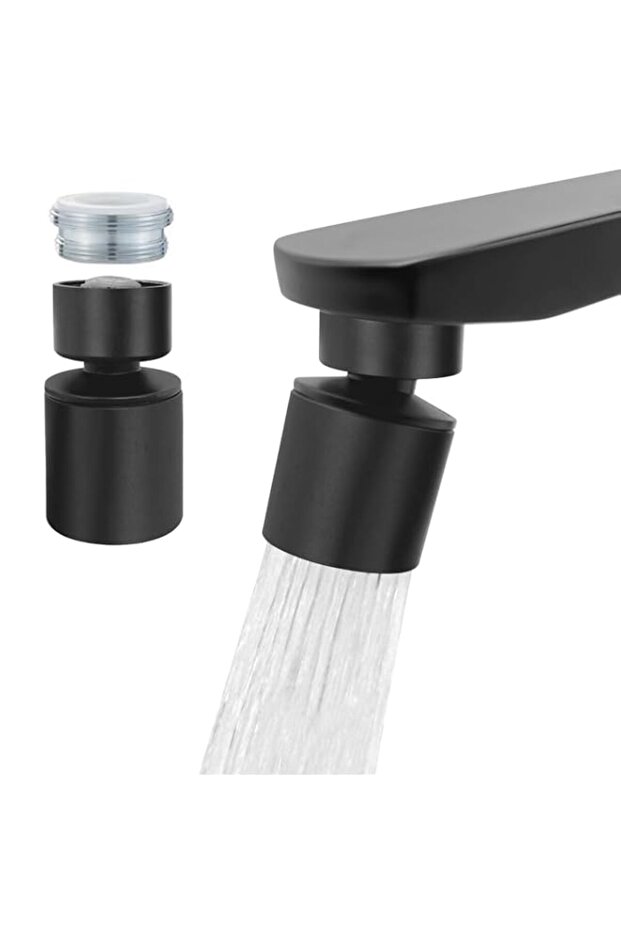 Faucet Aerator, 360 Degree Kitchen Sink Faucet Aerator, Dual-function 2-Flow Sprayer Faucet Head Re