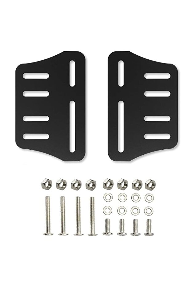 2 PCS Bed Frame Brackets Modi-Plate Bed Frame Adapter Connector,Headboard Adapter Kit,Heavy Duty Be