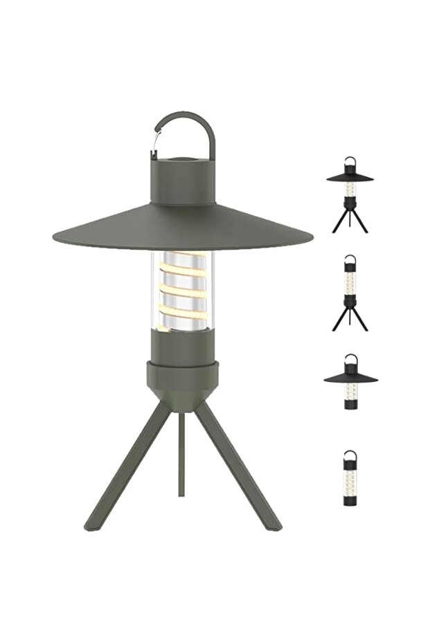 LED Camping Lantern, Rechargeable Flashlight, 3 Lighting Modes, Bright And Rugged Tent Light, Dustp