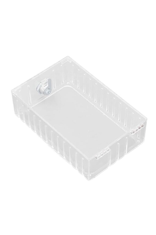 Clear Acrylic Thermostat Box, Thermostat Lock Box Transparent Acrylic Protective Cover with Keys fo