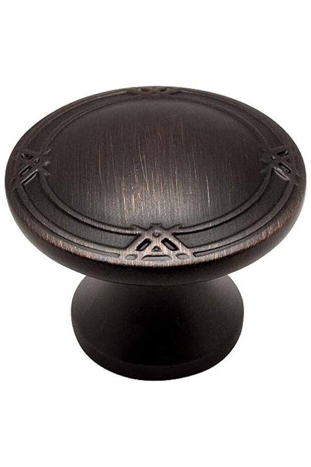 Cosmas 10 Pack - 9462ORB Oil Rubbed Bronze Cabinet Hardware Round Knob - 1-5/16" Diameter | Round C