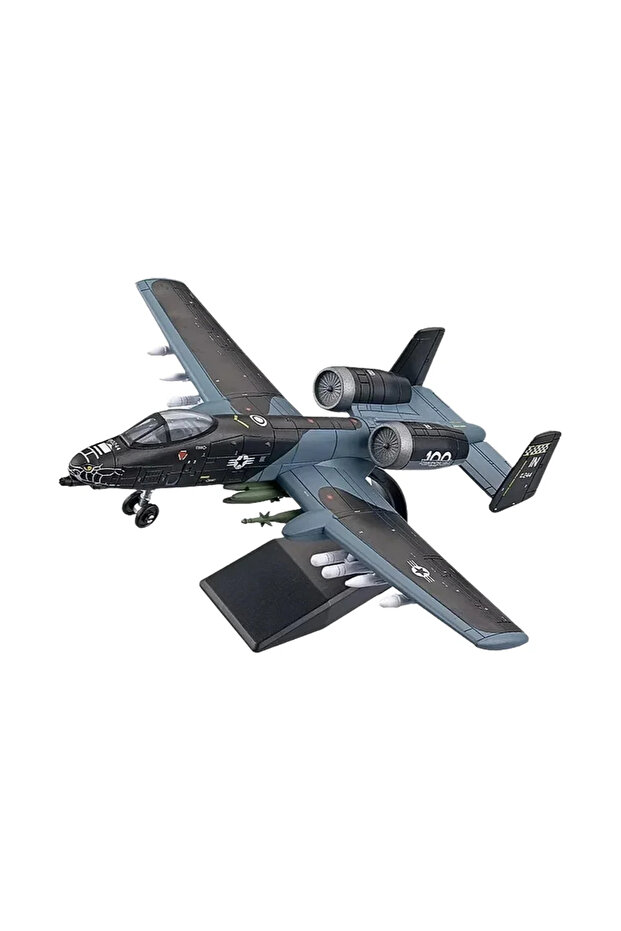 black Military Series Building Blocks A-10 Thunderbolt II Support Attack Aircraft Model F14 Tomcat F