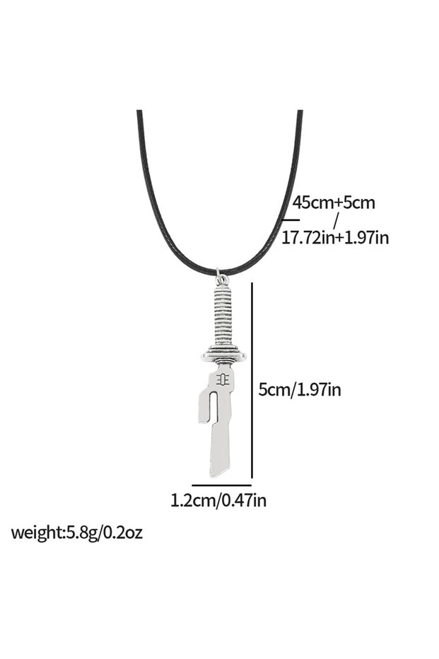 Bandai XL2257 Jujutsu Kaisen Toji Fushiguro Necklace, Inverted Spear of Heaven Cosplay Pendant, Anim