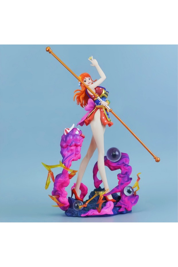 Bandai Nami 30cm/11.81in Anime ONE PIECE Figure Nami Action Figures Pvc Statue Desktop Ornamen Colle
