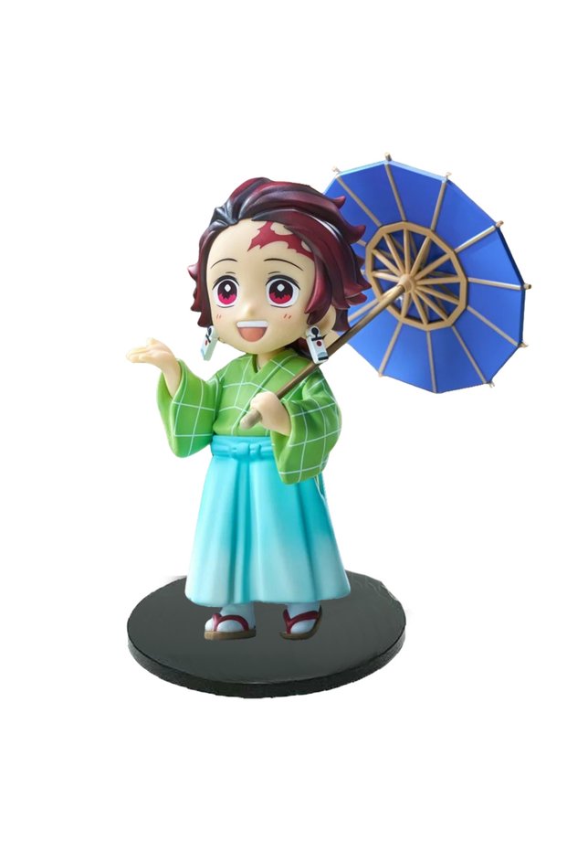 Bandai A Hot Anime Demon Slayer Kimetsu no Yaiba Figure Kamado Tanjirou Action Figure Agatsuma Zenit
