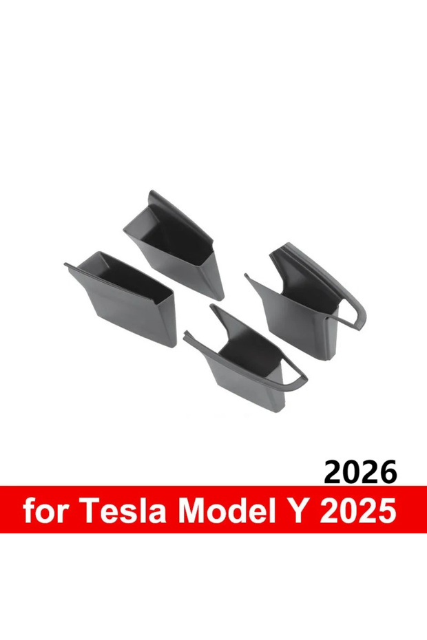4Pcs Model Y 2025 For Tesla New Model Y L Juniper 2026 Accessories Door Handle Storage Box Model 3 H