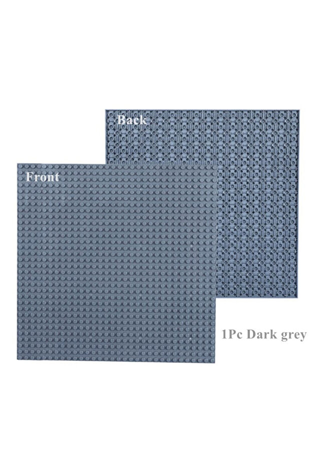 Dark grey 14 Colors 32*32 Dots Double Sided Baseplate Building Blocks Classical Base Plate Bricks Ki