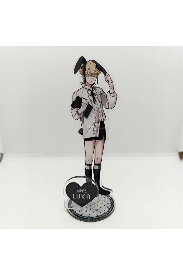 Stand-AS-luka Anime ALIEN STAGE Keychains Pendant Car Key Chain Acrylic Stand MIZI SUA TILL IVAN HYU