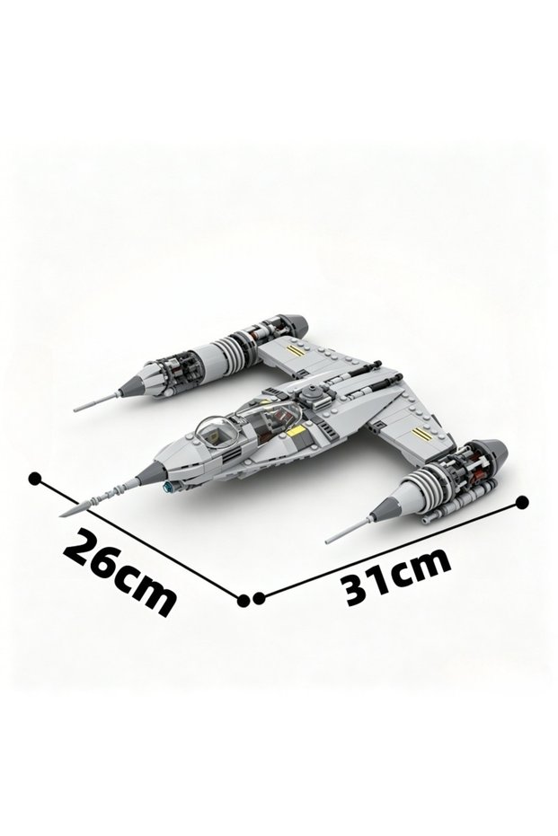 No Box Movie N-1 Starship Vehicle Model Desktop Home Ornament, Perfect Holiday & Birthday Gift for