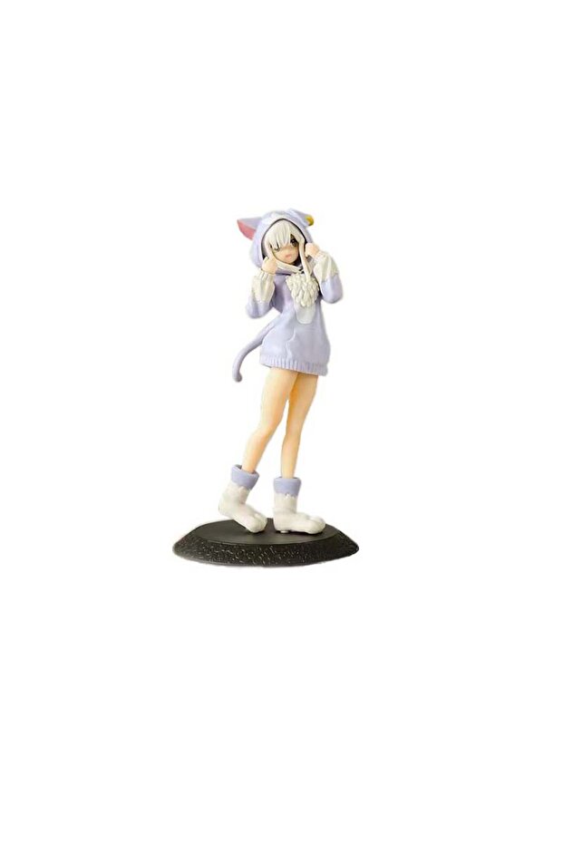 Bandai C 1PCS No box New model 14CM Anime Rem Emilia Cat RE: Living From Scratch In Another World,