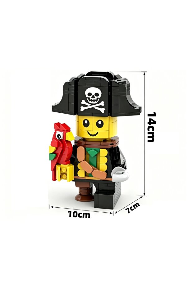 No Box Pirate Model Desktop Home Ornament, Ideal Holiday Birthday Gift for Collectors