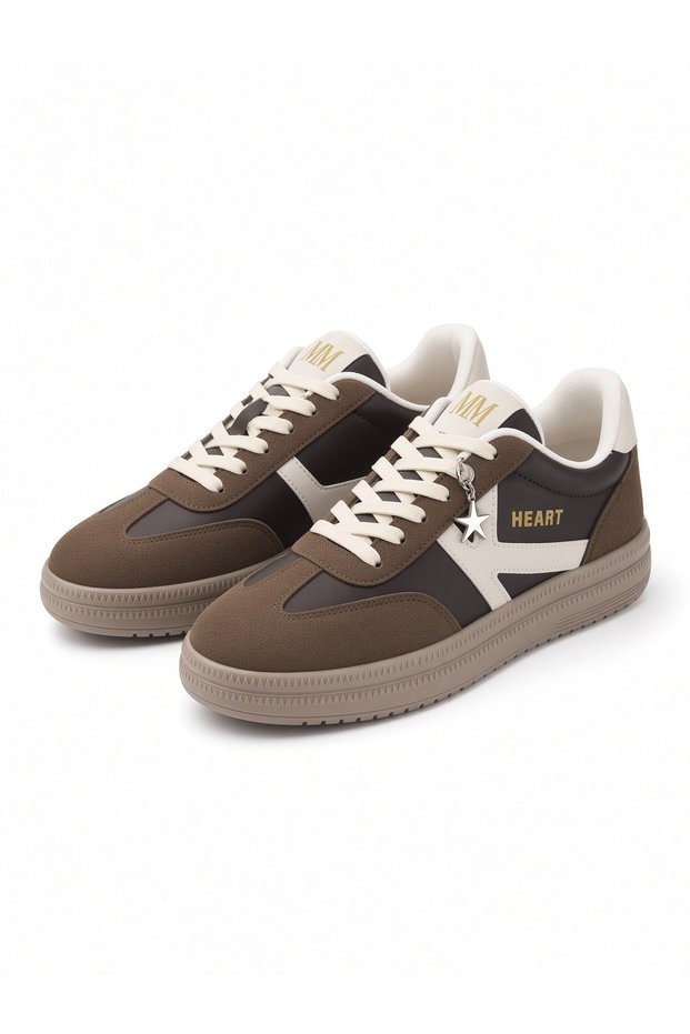 Women's Casual Daily Walking Sports Sneaker Shoes-Brown