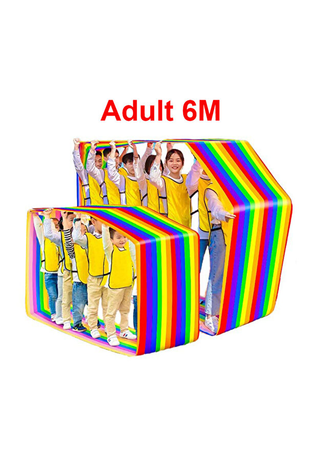 adult 6m Oxford Fabric Fun Running Mat Roller - Team Building Learning Multi person Collaboration Ga