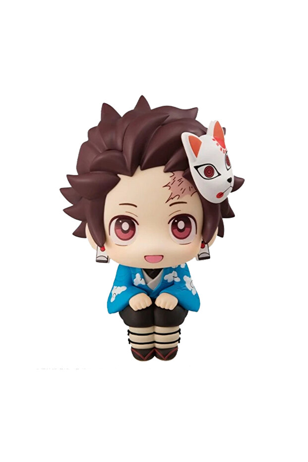 Bandai A 8Pcs/Set Demon Slayer Kamado Tanjirou Nezuko Agatsuma Zenitsu Action Figure Cute Anime Mode