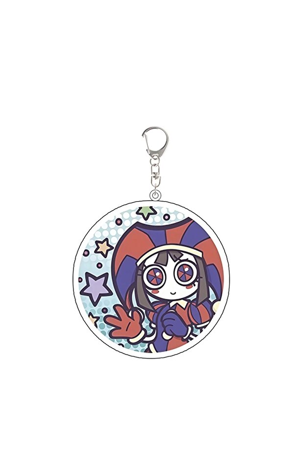 Bandai 4 For TADC Jax Pomni Ragatha Gangle Zooble Kinger Anime Peripheral Acrylic KeyChain Custom Ca
