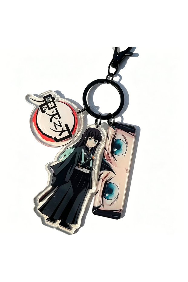 Bandai A Acrylic Keychain – Tokitou Muichirou Kochou Shinobu Tomioka Giyuu Character Bag Charm
