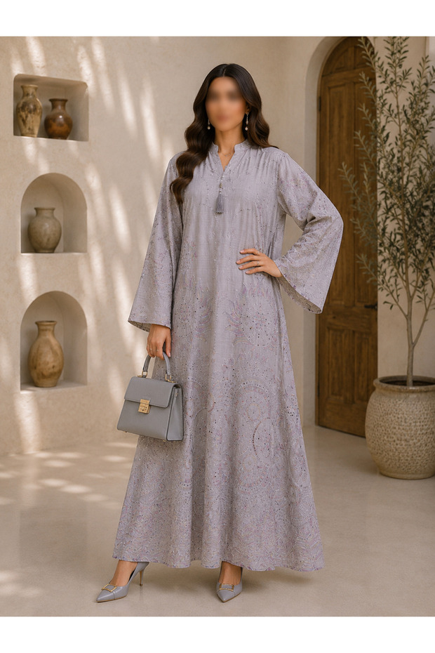 Luxurious Embellished Jalabiya