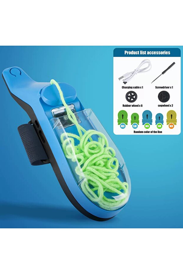 pro Auto Retract Web String Launcher Wrist Rope Shooter Glowing Light Cosplay Battle Toy