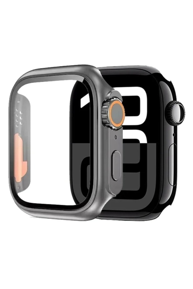 Series 11-10 46MM Official Space gray Glass+Case For Apple Watch 11 10 46/42mm 9 8 7 45/41mm Screen