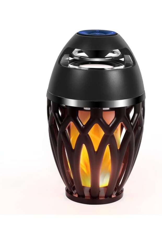 LED flame Bluetooth speaker, IPX5.