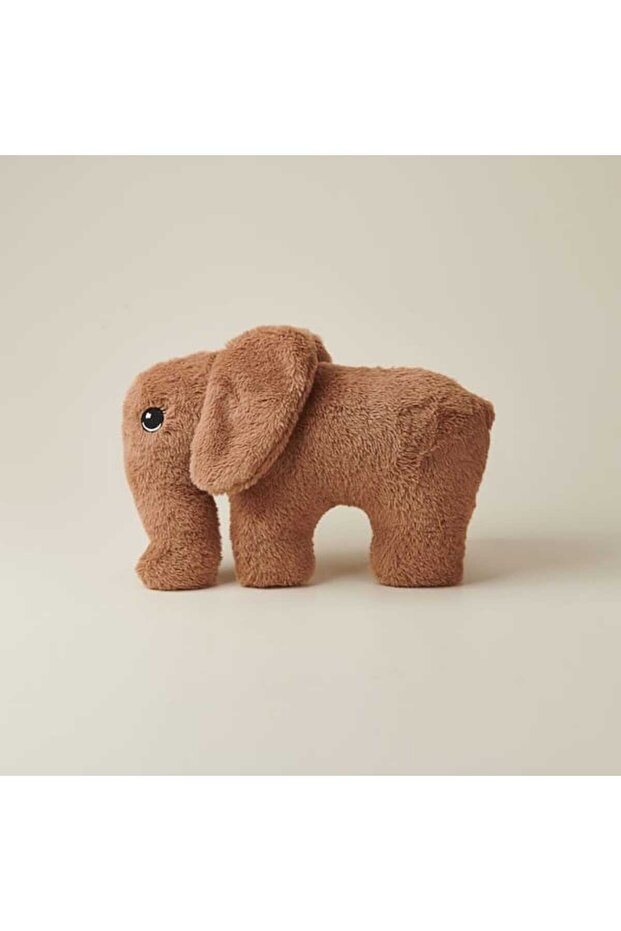 Soft Elephant Figured Pillow - Brown - 38X26 cm