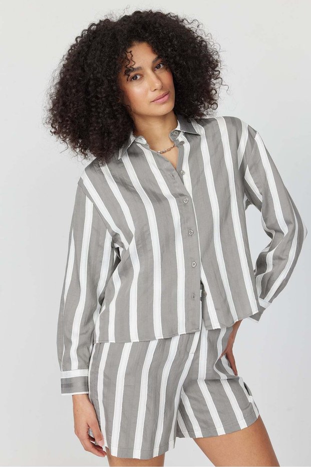 Women's Thick Striped Shirt