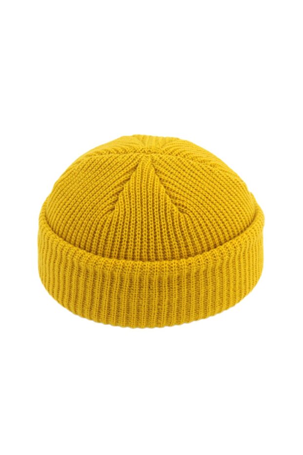 Solid Color Beret Yellow