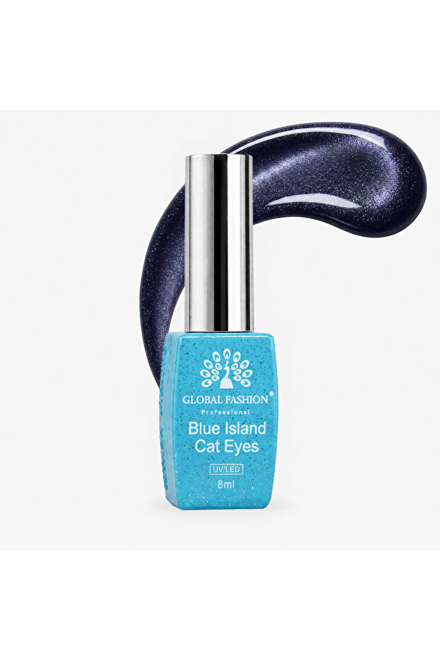 Blue Island Cat Eyes Gel Nail Polish 8ml