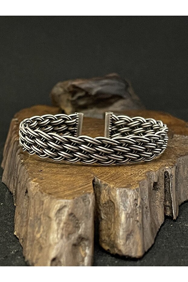 Set of 2 100% Pure Copper 2 Twisted Patterned Bracelets Handcrafted Copper Bracelet Copper Handcuff Bracelet.