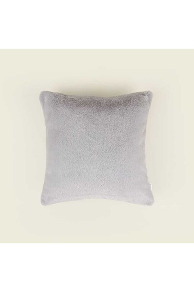 Soft Post Throw Pillow Cover - Gray - 45X45 cm
