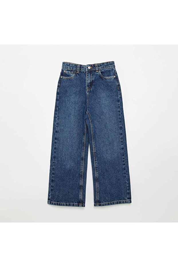 Wide Leg Trousers Blue