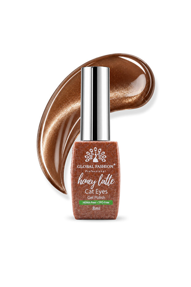 Honey Latte Cat Eye Gel Polish 8ml HEMA & TPO Free