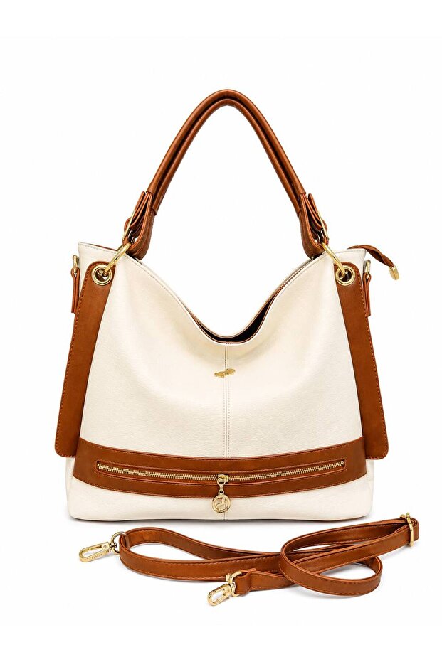 Soft Leather Casual Large Size Long Strap Shoulder Bag