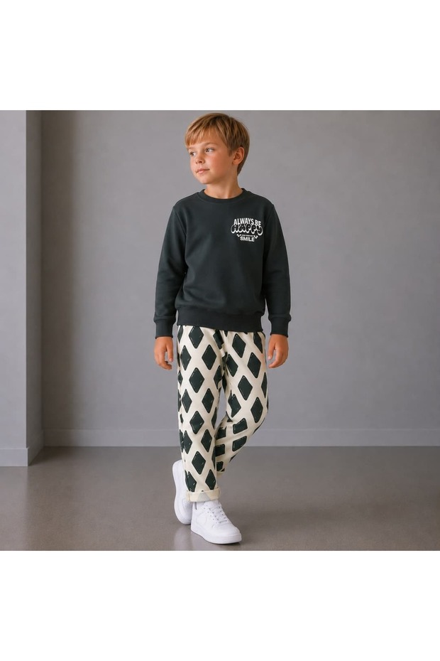Boys' New Season Nursery & Kindergarten Sweatshirt Pants Set