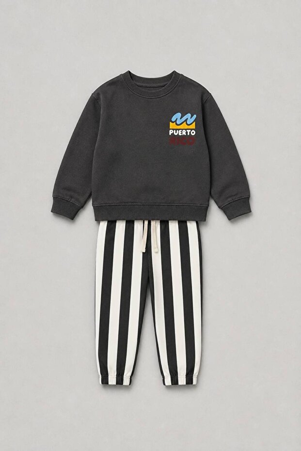 Children's Printed Bottom Top Suit
