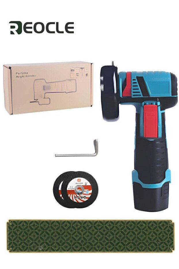 Angle Grinder Tool Electric Grinder Power Tools with 2 Grinding Wheels for Cutting & Grinding & Polishing & Rust Removal