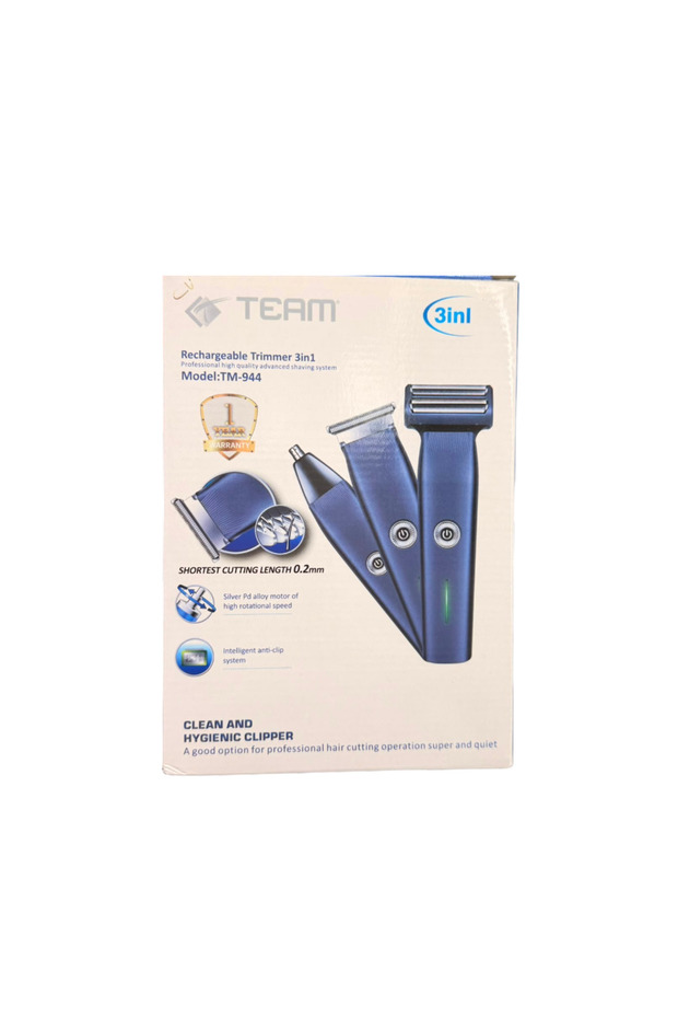 RECHARGEALE TRIMMER 3IN 1