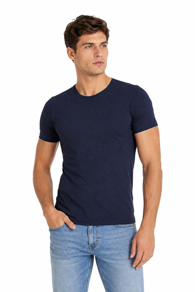 Yildiz Çamaşir Men's Premium Modal Soft Touch Crew Neck T-Shirt