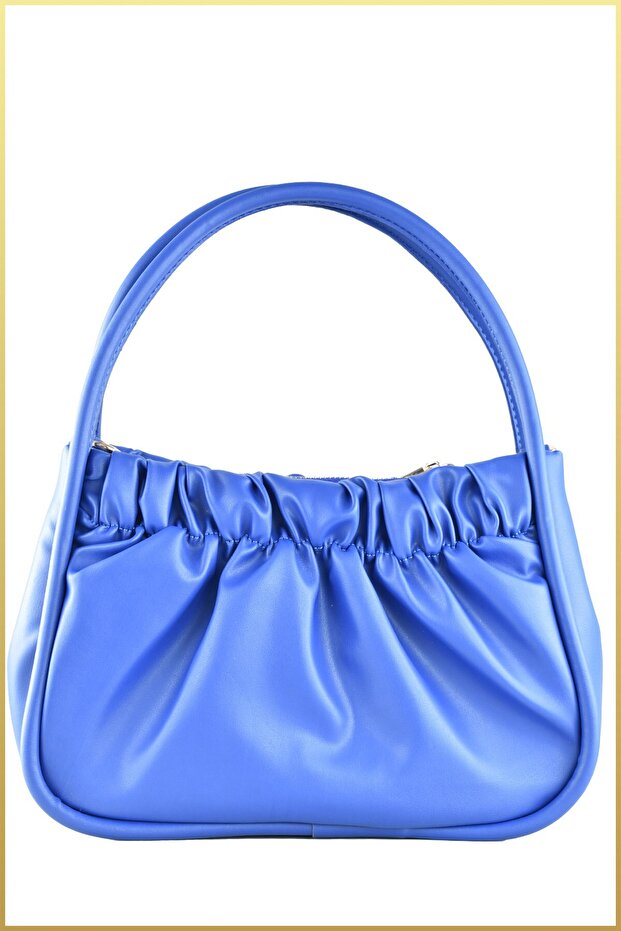 Sova Women's Drawstring Oval Hand and Shoulder Bag - Cobalt Blue