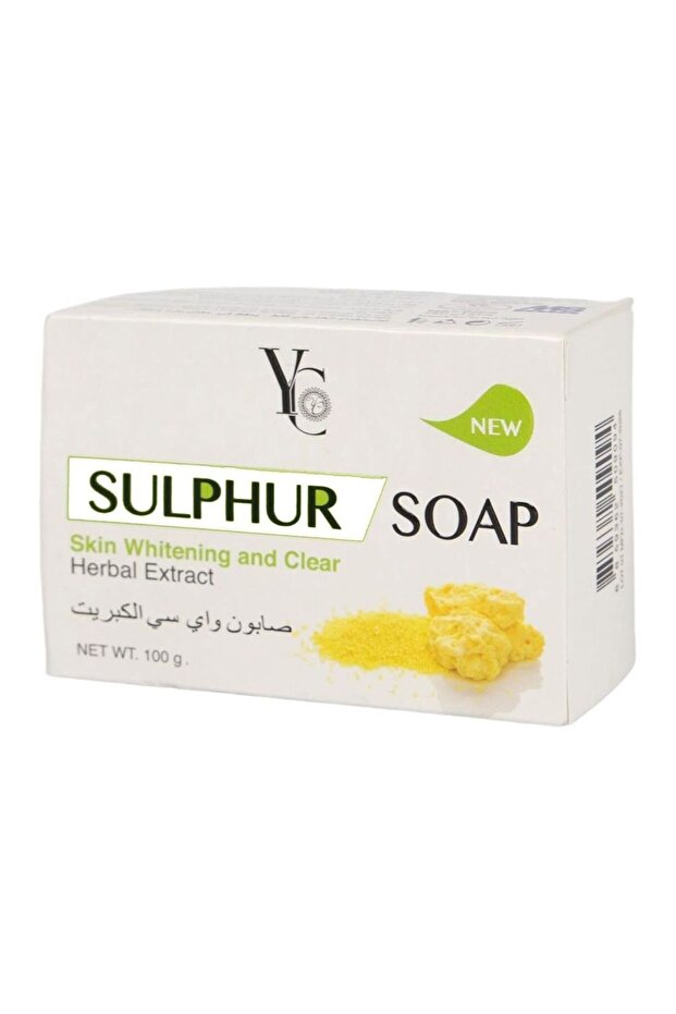 Sulphur Soap: Skin Whitening and Clear Herbal Extract - 100g