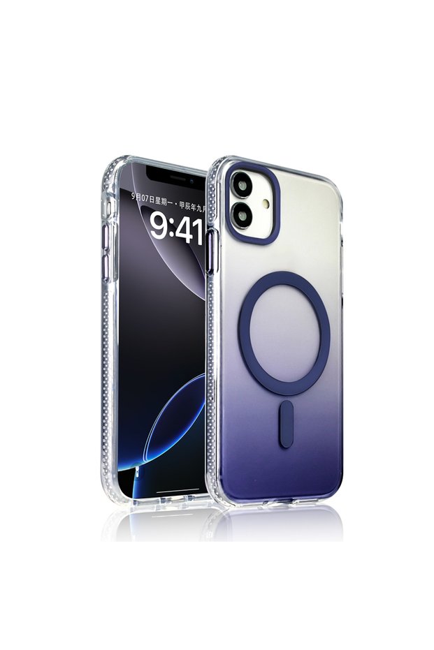 iPhone 14 Pro Max Case Color Gradient Magsafe Camera Raised Silicone Cover