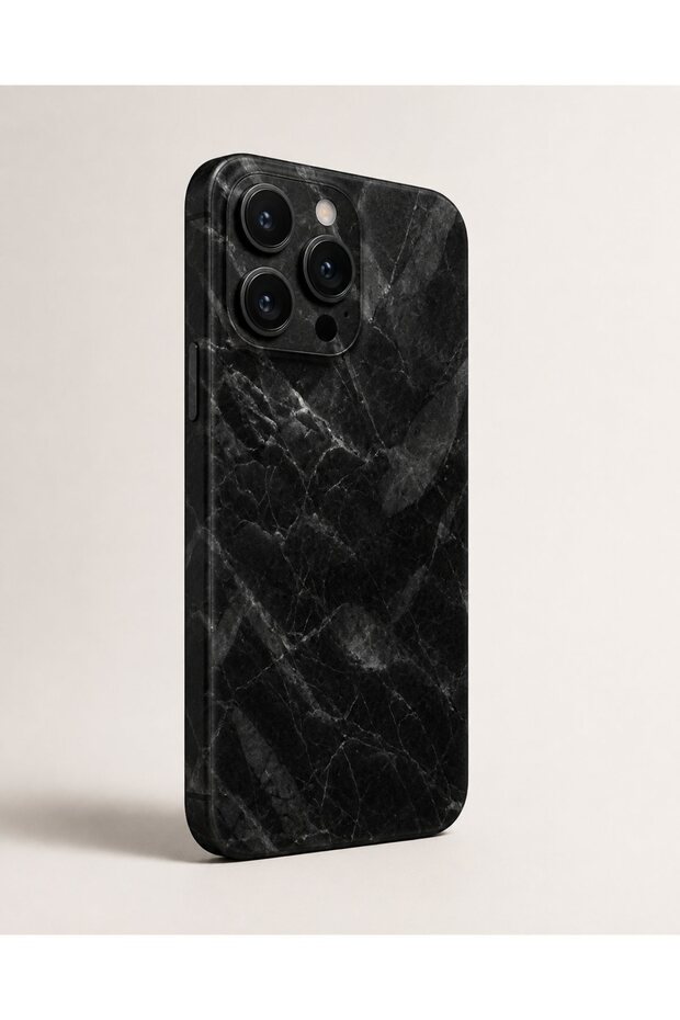 Gece Obsidian Marble — Compatible with All Phones | After You Place the Order, Send Us Your Brand and Model.