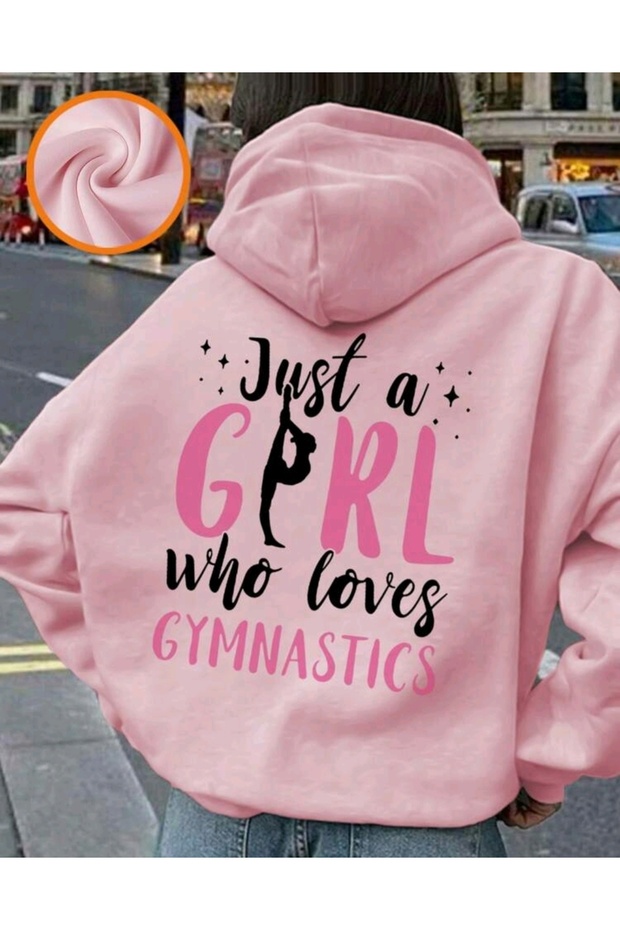 Unisex Men/Women Gymnastic Colorful Custom Printed Cotton Oversize Hooded Sweatshirt