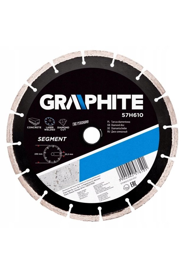 Disc diamantat 230 x 22.2mm segmentat